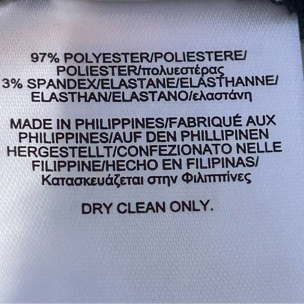 NWOT BROOKS BROS s12 shirtdress-full button down w/belt-blk/crm floral-midi - Picture 6 of 8